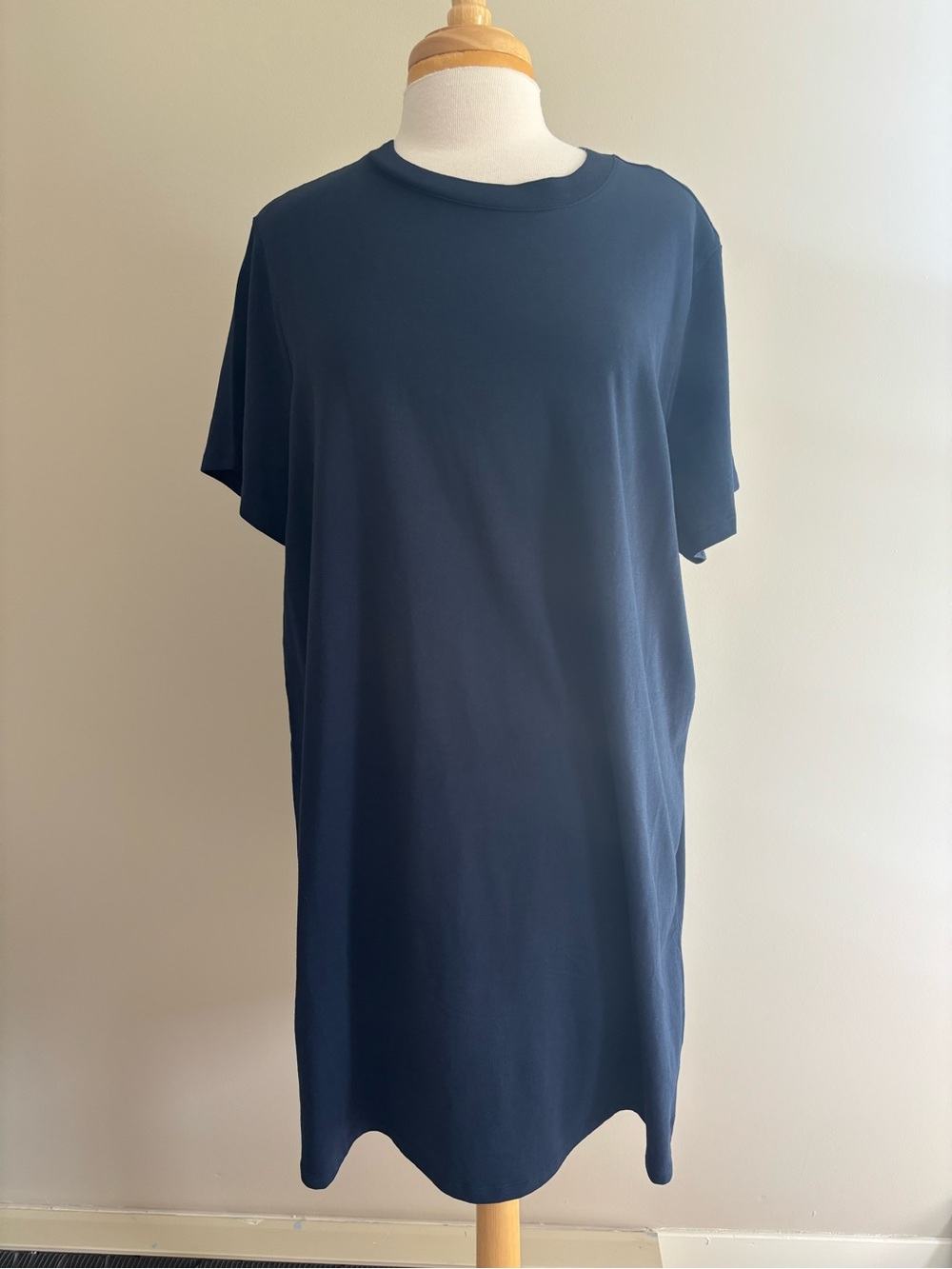 Old Navy Blue Crewneck Short-Sleeve T-Shirt Dress XL